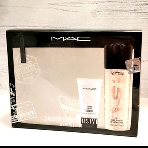 NEW MAC Travel Exclusive Strobe kit travel bag Strobe cream & Prep+Prime Fix+